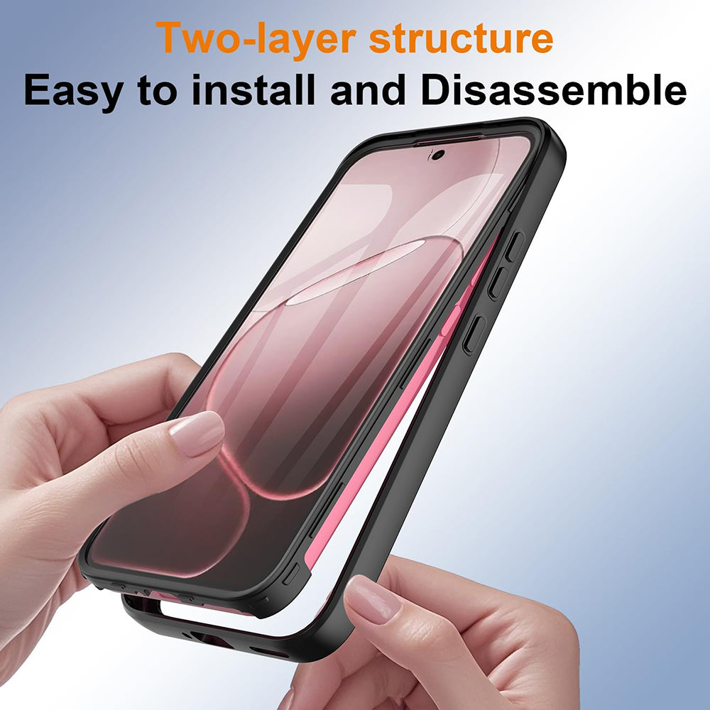 Suojakotelo Oppo A6 Pro 5G / A6 Pro 4G:lle, Techsuit, ColorVerse 360, Musta