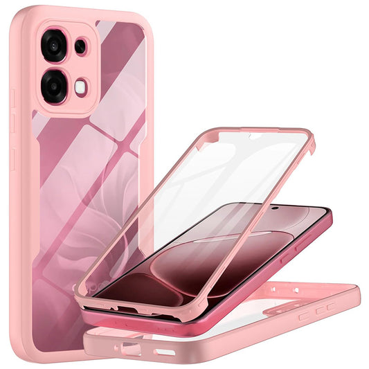 Kuori Oppo A6 Pro 5G / A6 Pro 4G:lle, Techsuit, ColorVerse 360, vaaleanpunainen