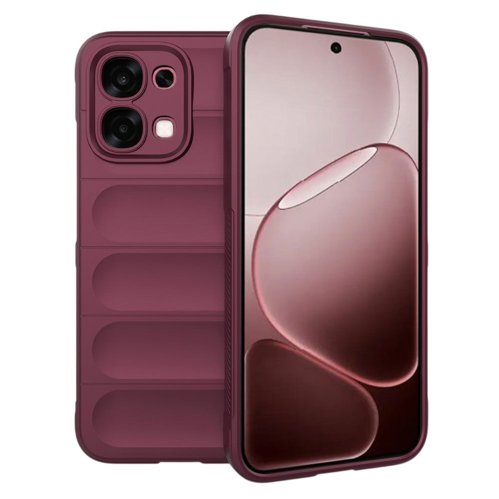 Kuori Oppo A6 Pro 5G / A6 Pro 4G:lle, Techsuit, Magic Shield, Viininpunainen
