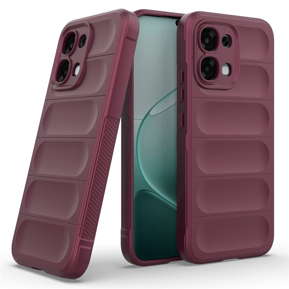 Kuori Oppo A6 Pro 5G / A6 Pro 4G:lle, Techsuit, Magic Shield, Viininpunainen
