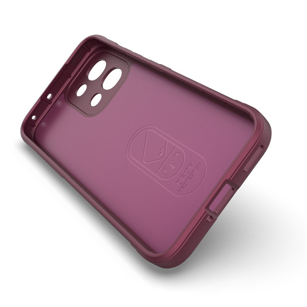 Kuori Oppo A6 Pro 5G / A6 Pro 4G:lle, Techsuit, Magic Shield, Viininpunainen