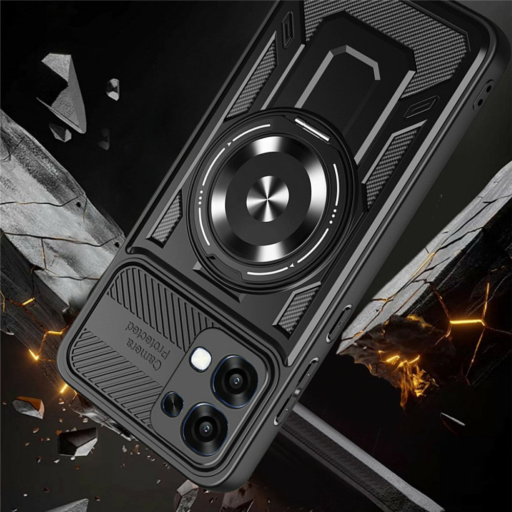 Case for Oppo A6 Pro 5G / A6 Pro 4G, Techsuit, RuggedCam, Gray