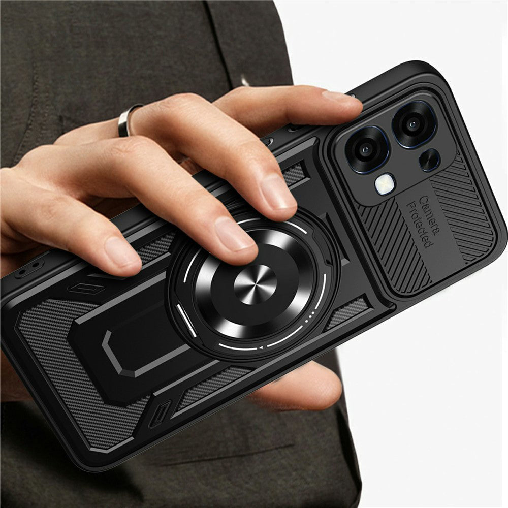 Kuori Oppo A6 Pro 5G / A6 Pro 4G:lle, Techsuit, RuggedCam, Violetti