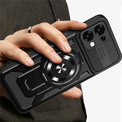 Kuori Oppo A6 Pro 5G / A6 Pro 4G:lle, Techsuit, RuggedCam, Violetti