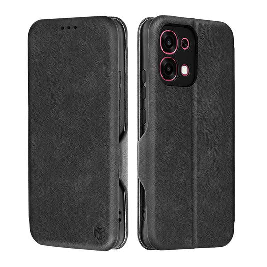 Kuori Oppo A6 Pro 5G / A6 Pro 4G:lle, Techsuit, Safe Wallet Plus, Musta