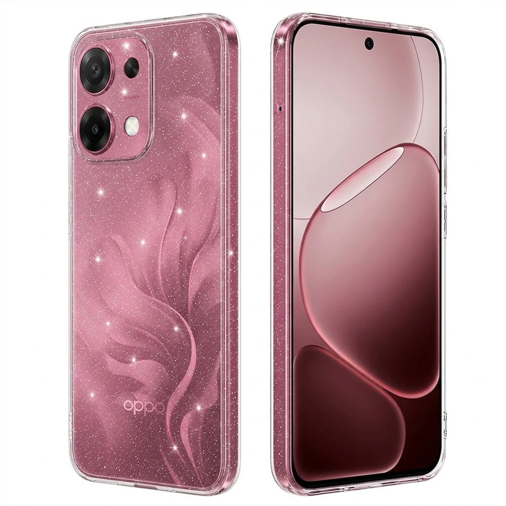Kuori Oppo A6 Pro 5G / A6 Pro 4G:lle, Techsuit, SparkleSkin, Läpinäkyvä