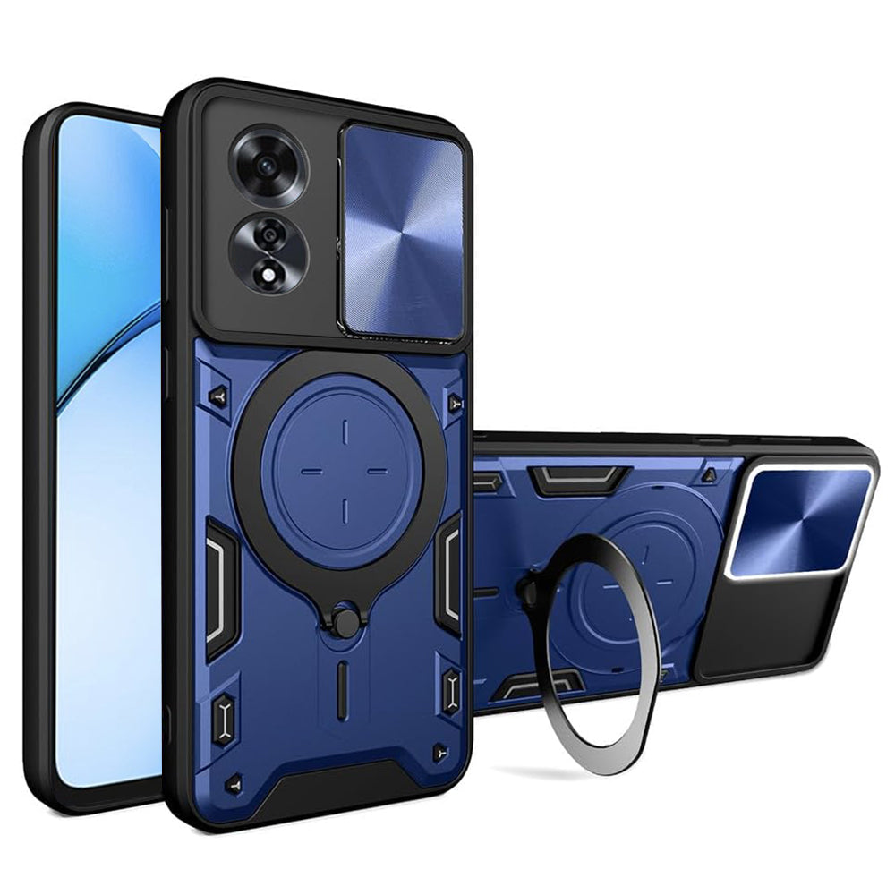 Kuori Oppo A60:lle, Techsuit, CamGuard Pro, Sininen