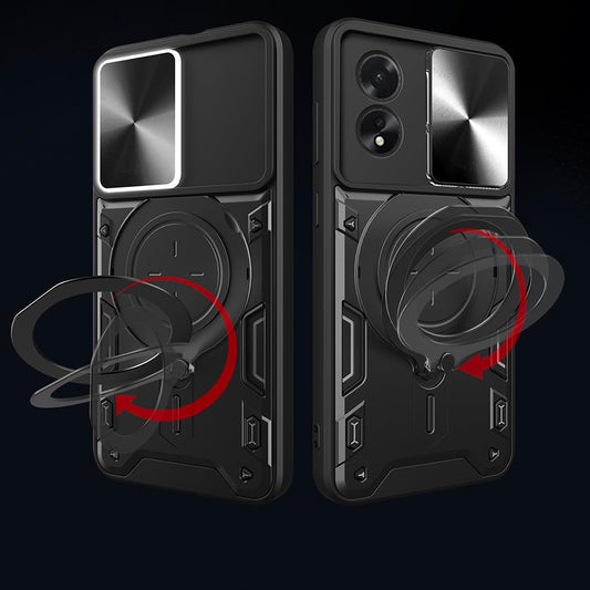 Kuori Oppo A60:lle, Techsuit, CamGuard Pro, Sininen