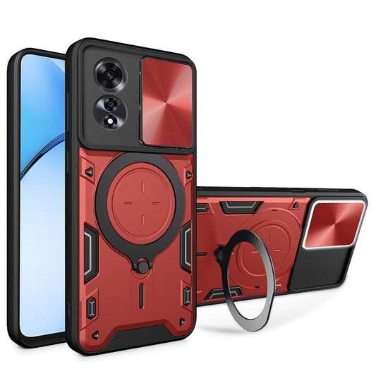 Kuori Oppo A60:lle, Techsuit, CamGuard Pro, Punainen