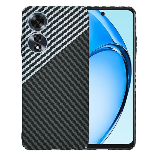 Kuori Oppo A60:lle, Techsuit, Carbonite FiberShell, Musta Harmaa