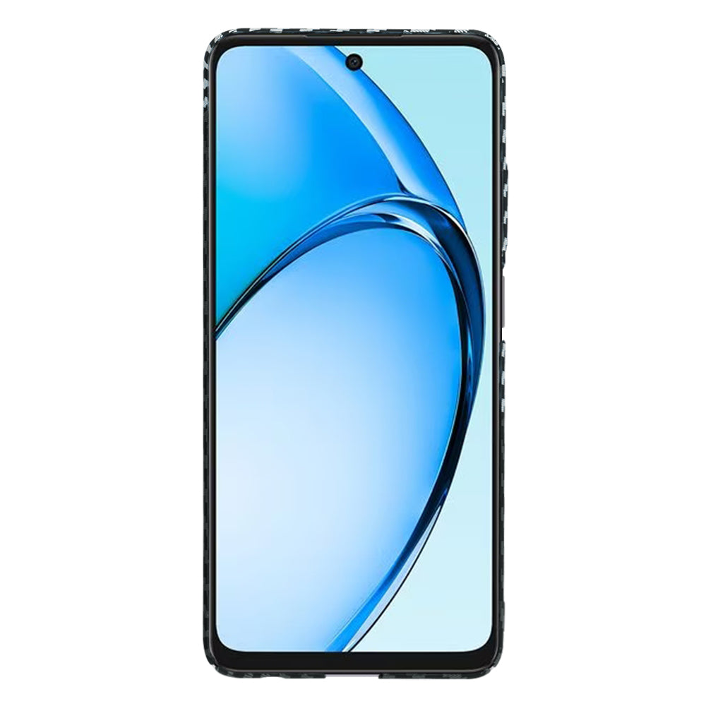 Kuori Oppo A60:lle, Techsuit, Carbonite FiberShell, Musta Harmaa