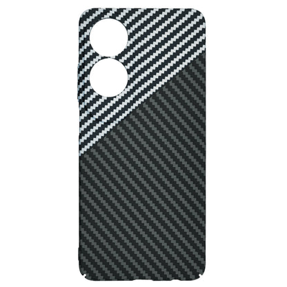 Kuori Oppo A60:lle, Techsuit, Carbonite FiberShell, Musta Harmaa