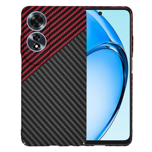 Kuori Oppo A60:lle, Techsuit, Carbonite FiberShell, Musta Punainen