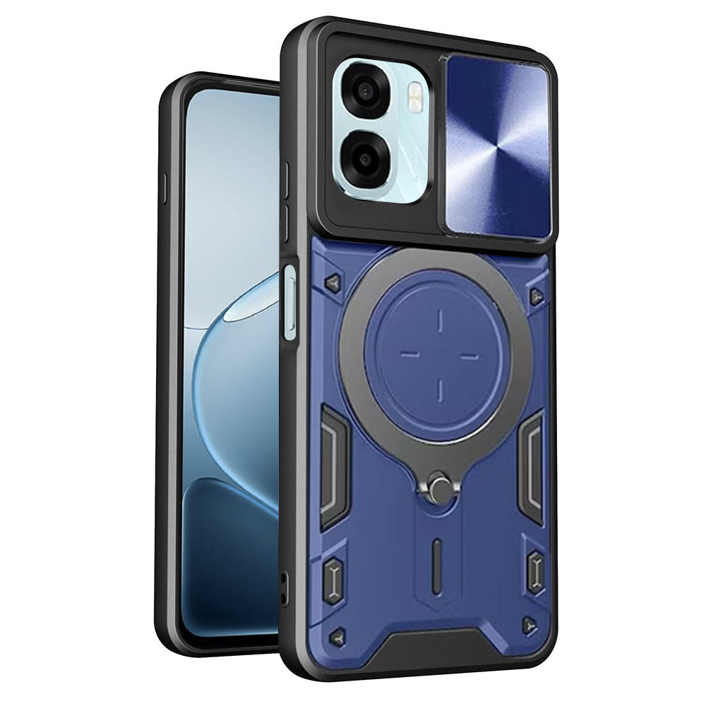 Kuori Oppo A6k 4G / A6x 4G / A6x / A6 4G:lle, Techsuit, CamGuard Pro, Sininen
