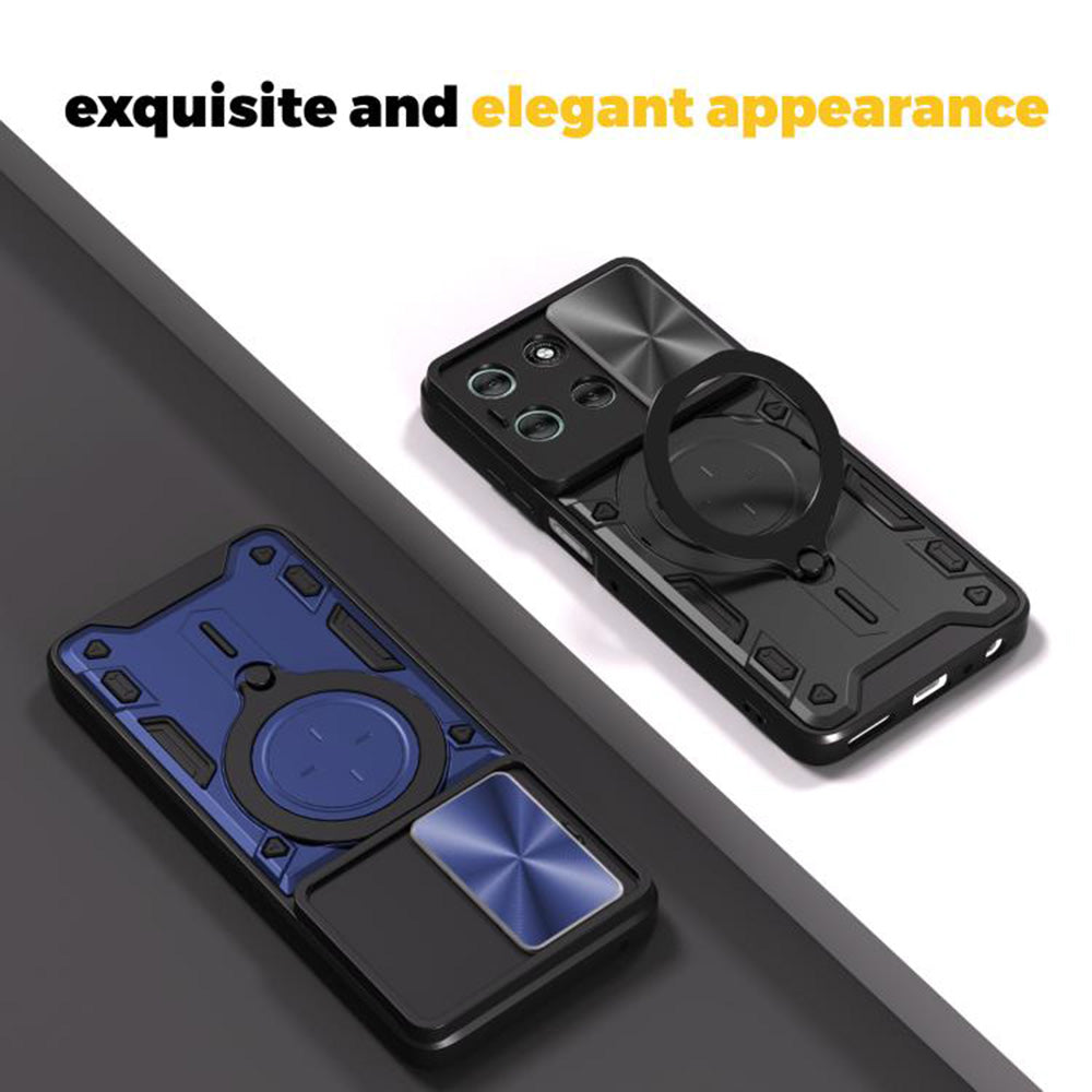 Kuori Oppo A6k 4G / A6x 4G / A6x / A6 4G:lle, Techsuit, CamGuard Pro, Sininen