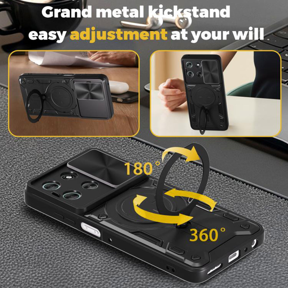 Kuori Oppo A6k 4G / A6x 4G / A6x / A6 4G:lle, Techsuit, CamGuard Pro, Sininen