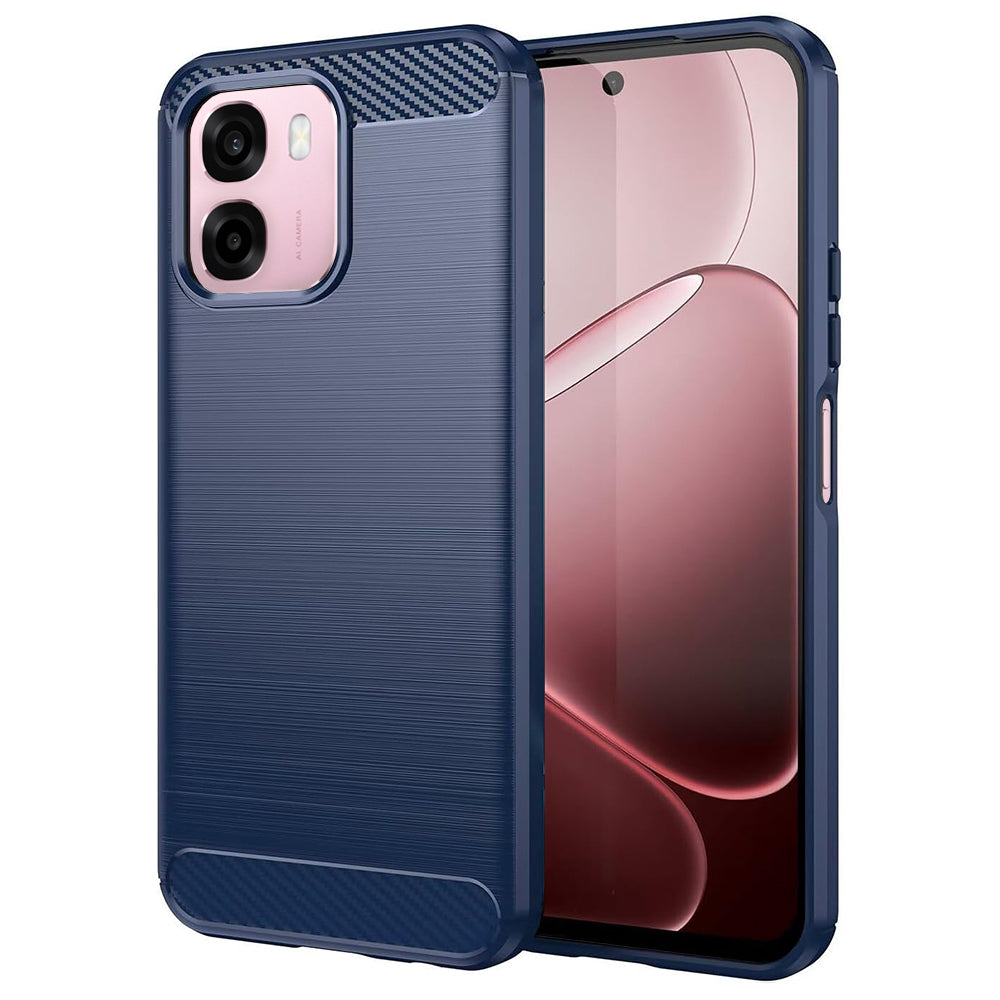 Kuori Oppo A6k 4G / A6x 4G / A6x / A6 4G:lle, Techsuit, Hiili, Sininen