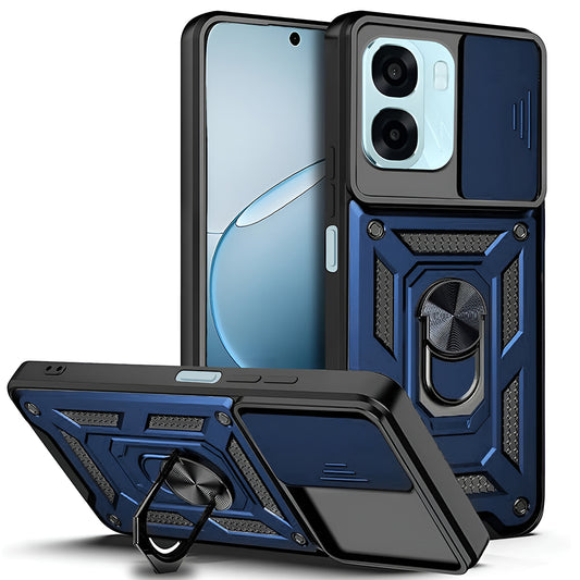Kotelo Oppo A6k 4G / A6x 4G / A6x, Techsuit, CamShield, Sininen