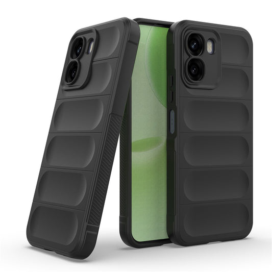 Suojakotelo Oppo A6x 4G / A6x, Techsuit, Magic Shield, Musta