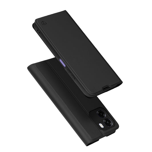 Suojakotelo Oppo A6x 4G / A6x, Techsuit, Magskin Book, Musta