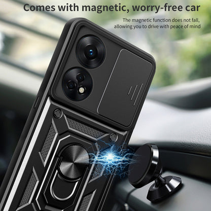 Kotelo Oppo A78 4G:lle, Techsuit, CamShield, Vihreä