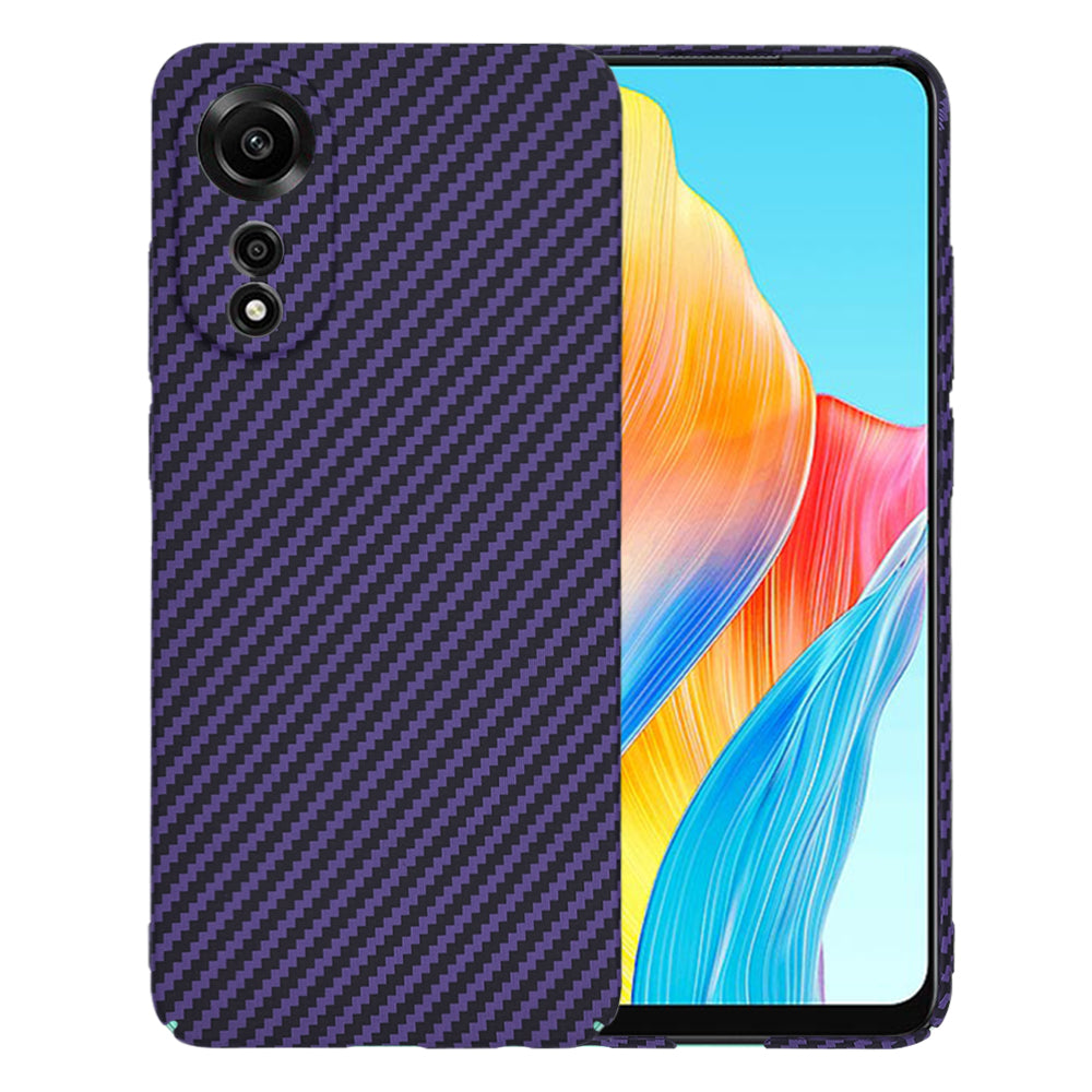 Kuori Oppo A78 4G:lle, Techsuit, Carbonite FiberShell, Violetti