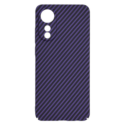 Kuori Oppo A78 4G:lle, Techsuit, Carbonite FiberShell, Violetti