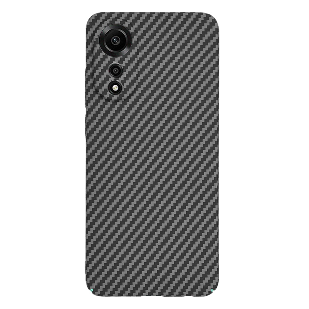 Kuori Oppo A78 4G:lle, Techsuit, Carbonite FiberShell, Musta