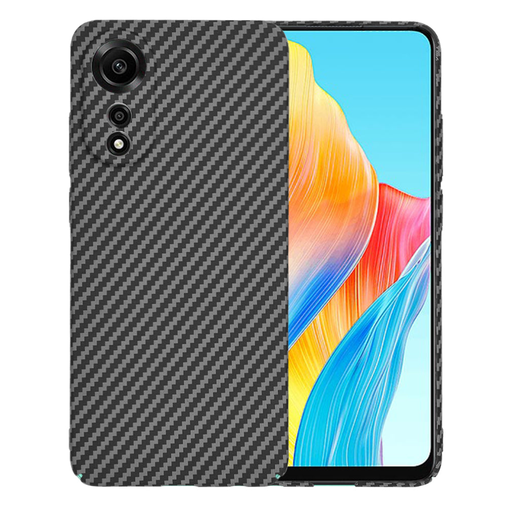 Kuori Oppo A78 4G:lle, Techsuit, Carbonite FiberShell, Musta