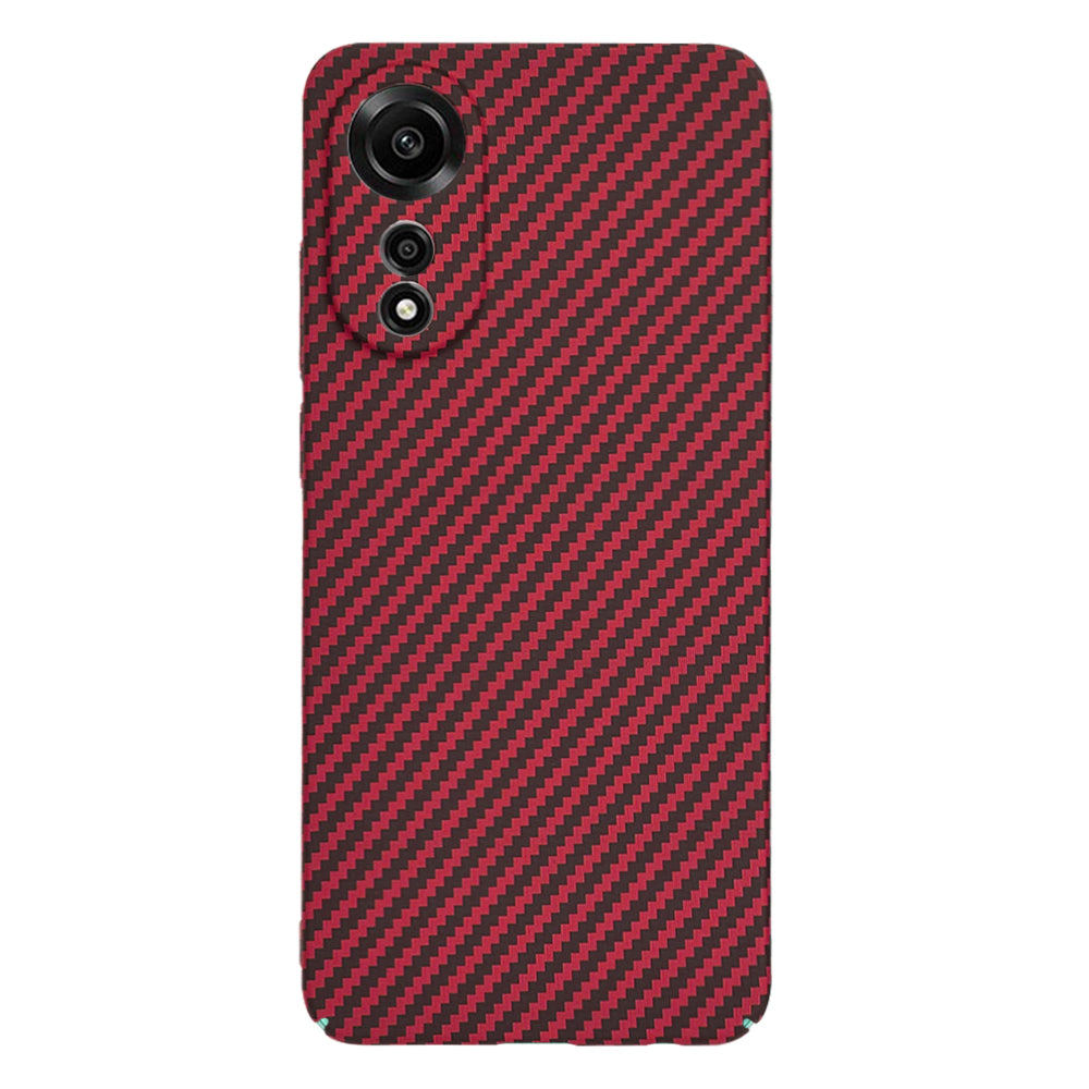 Kuori Oppo A78 4G:lle, Techsuit, Carbonite FiberShell, Punainen