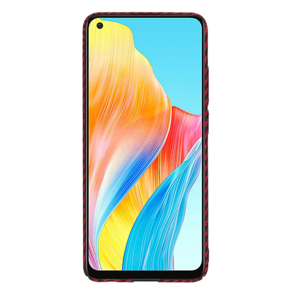 Kuori Oppo A78 4G:lle, Techsuit, Carbonite FiberShell, Punainen