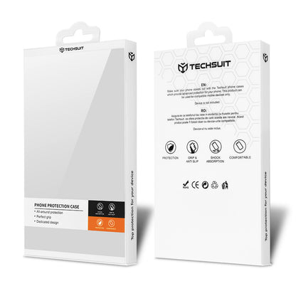 Kuori Oppo A78 4G:lle, Techsuit, Carbonite FiberShell, Punainen