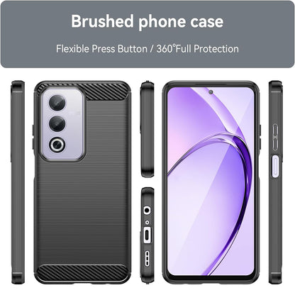 Kuori Oppo A80:lle, Techsuit, Hiili, Musta