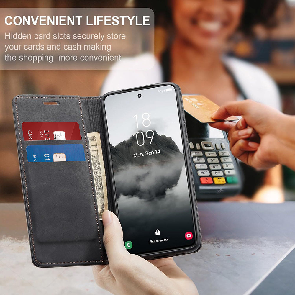 Kotelo Oppo A80:lle, Techsuit, Confy, Musta