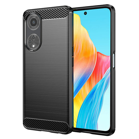 Kuori Oppo A98:lle, Techsuit, Hiili, Musta