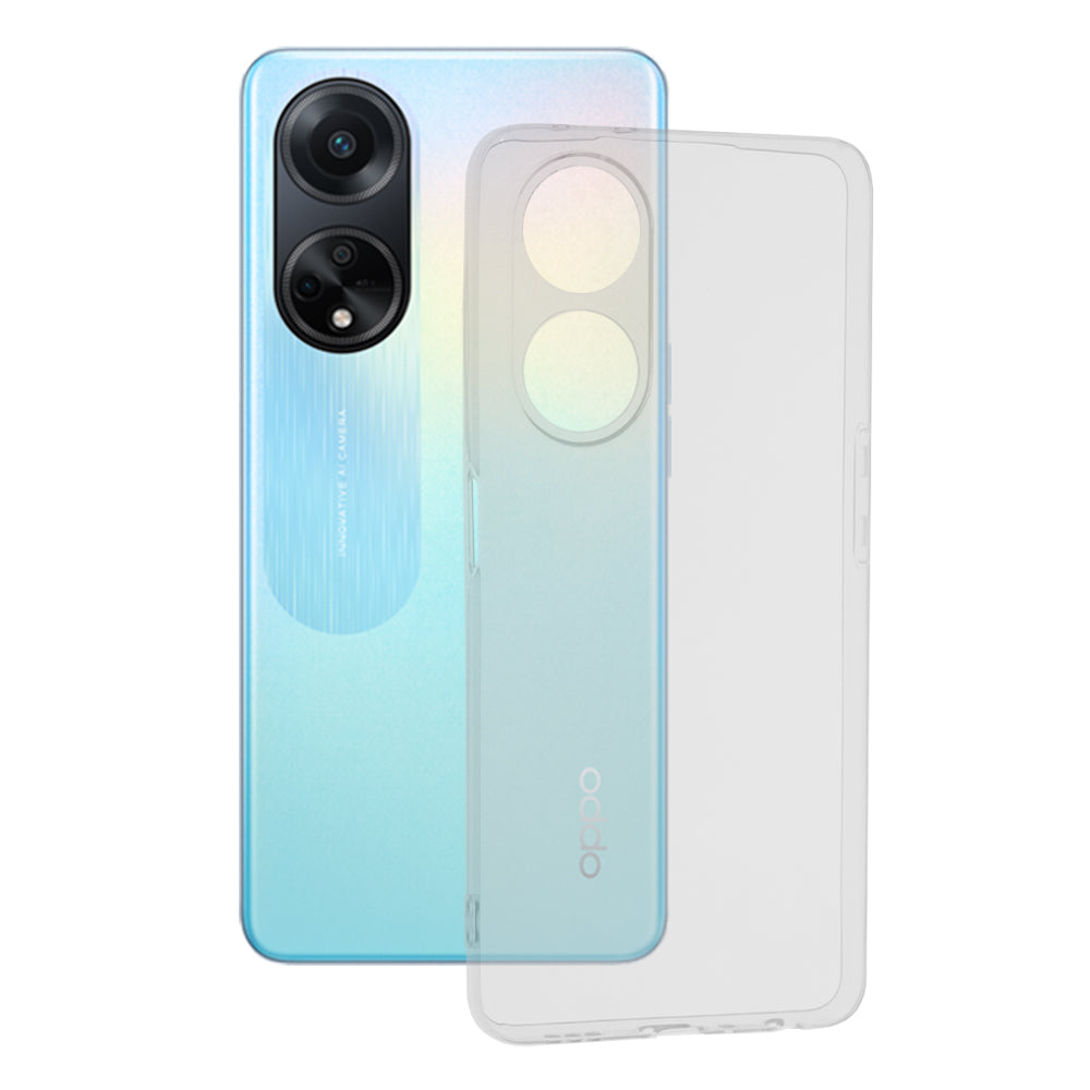 Case for Oppo A98, Techsuit, Clear, Transparent