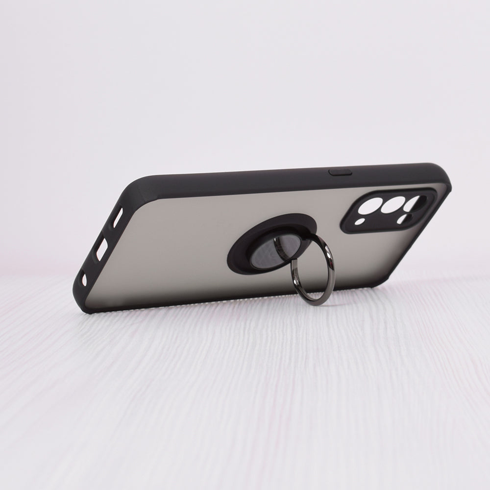 Kuori Oppo Find X3 Lite / Reno5 5G:lle, Techsuit, Glinth, Musta