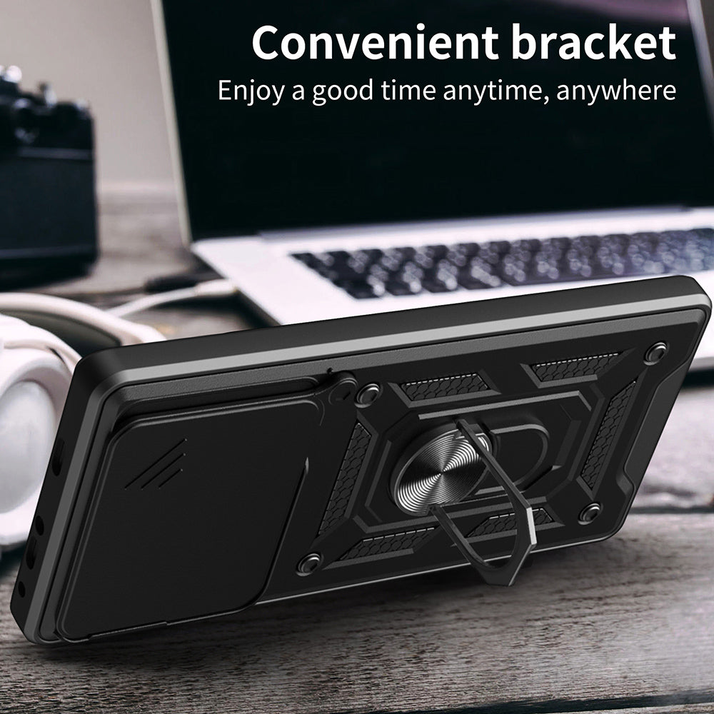 Kotelo Oppo Find X9 Pro:lle, Techsuit, CamShield, Musta