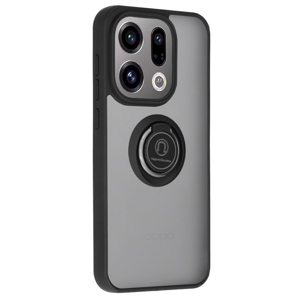 Suojakotelo Oppo Find X9:lle, Techsuit, Glinth, Musta