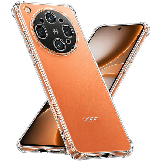Kotelo Oppo Find X9 Ultra, Techsuit, Iskunkestävä Kirkas, Läpinäkyvä