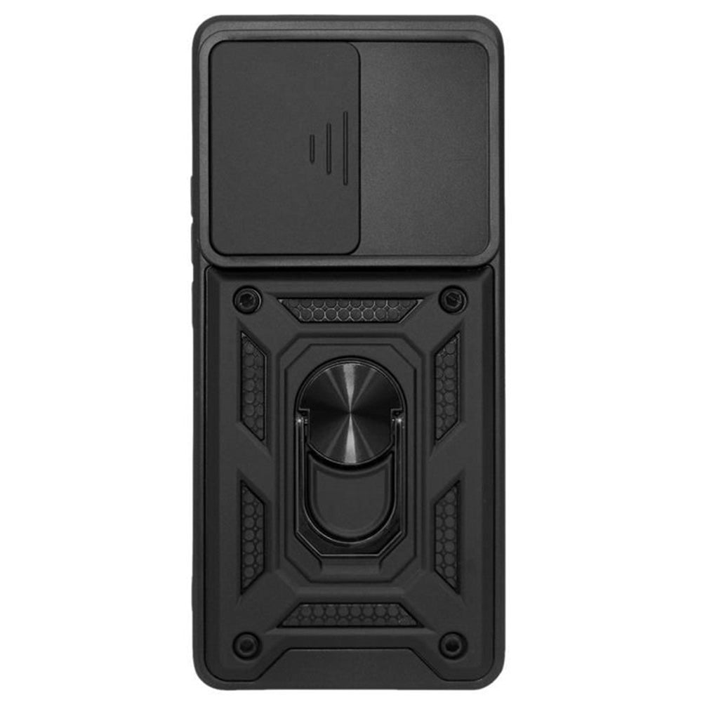 Kuori Oppo Reno10 / Reno10 Pro, Techsuit, CamShield, Musta