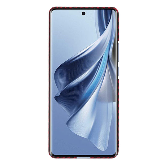Kuori Oppo Reno10 / Reno10 Pro -puhelimelle, Techsuit, Carbonite FiberShell, Punainen