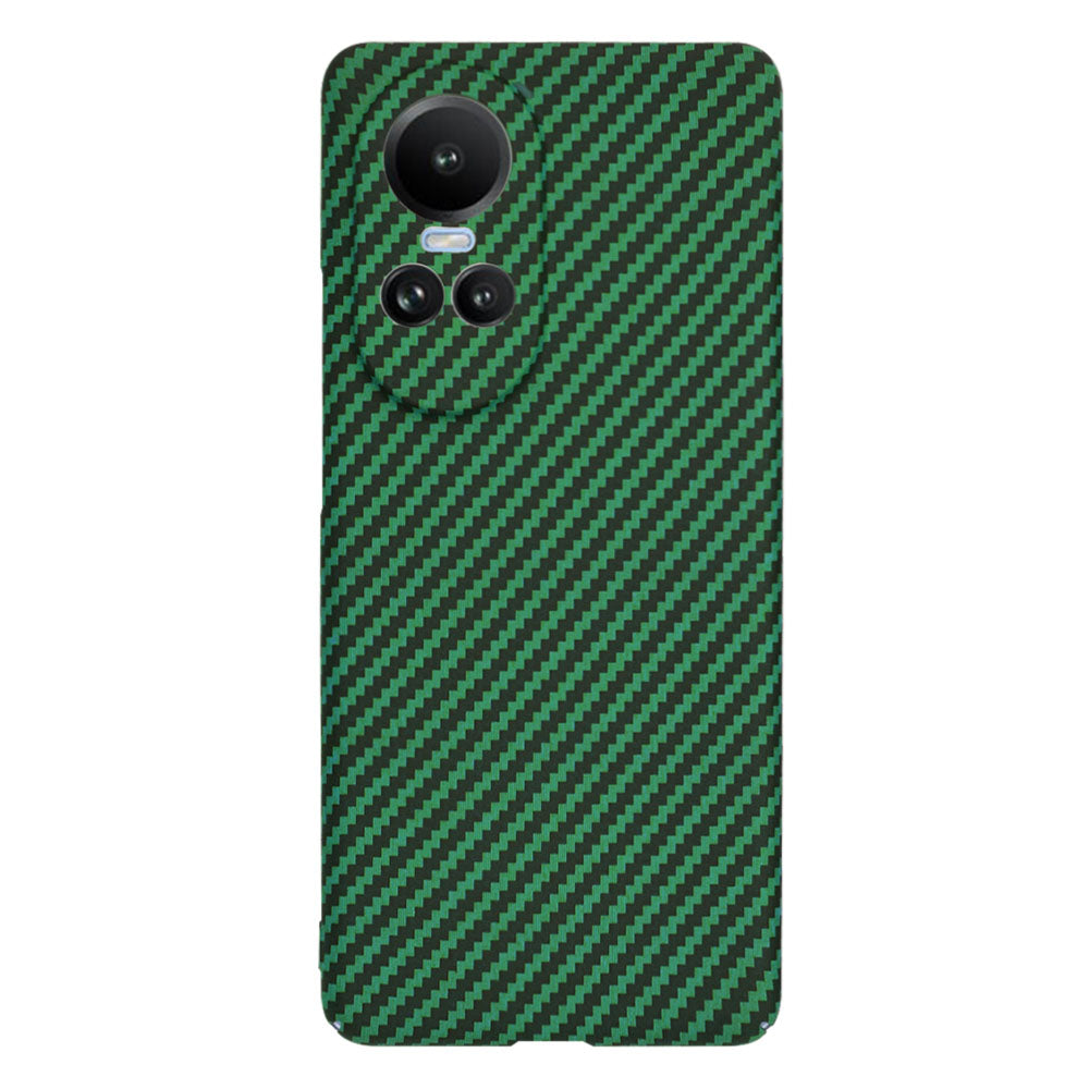 Case for Oppo Reno10 / Reno10 Pro, Techsuit, Carbonite FiberShell, Green