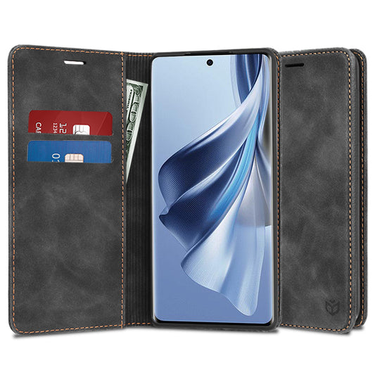 Kuori Oppo Reno10 / Reno10 Pro -puhelimelle, Techsuit, Confy, Musta