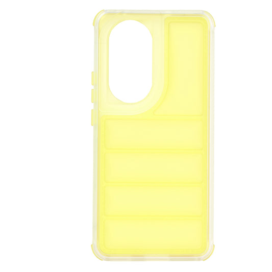 Kuori Oppo Reno10 / Reno10 Pro -puhelimelle, Techsuit, Wave Shield, Keltainen
