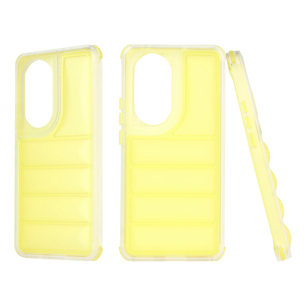 Case for Oppo Reno10 / Reno10 Pro, Techsuit, Wave Shield, Yellow