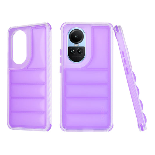 Kuori Oppo Reno10 / Reno10 Pro -puhelimelle, Techsuit, Wave Shield, violetti