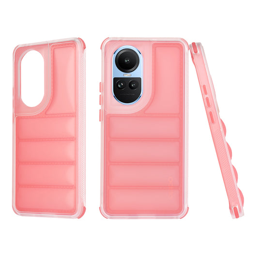 Kuori Oppo Reno10 / Reno10 Pro -puhelimelle, Techsuit, Wave Shield, Punainen