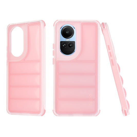 Kuori Oppo Reno10 / Reno10 Pro -puhelimelle, Techsuit, Wave Shield, Vaaleanpunainen