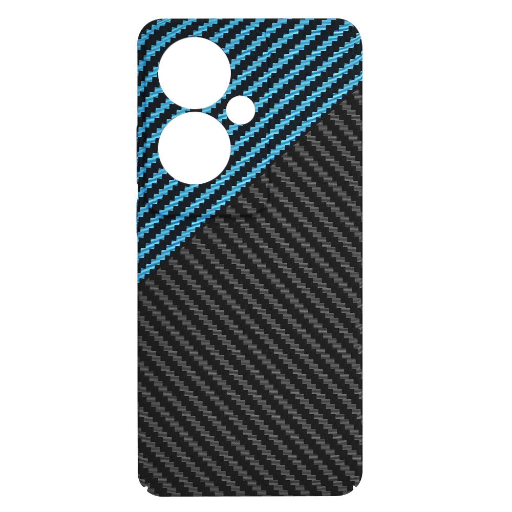 Kuori Oppo Reno11 F:lle, Techsuit, Carbonite FiberShell, Musta Bleu